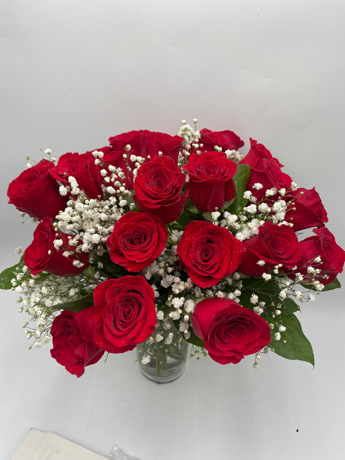 24 Roses & Baby's Breath